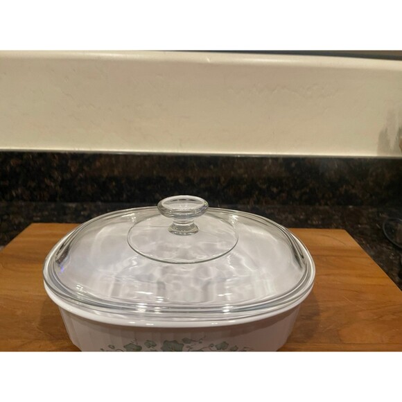Vintage corningware callaway 1.5 quart oval with lid - Picture 2 of 10